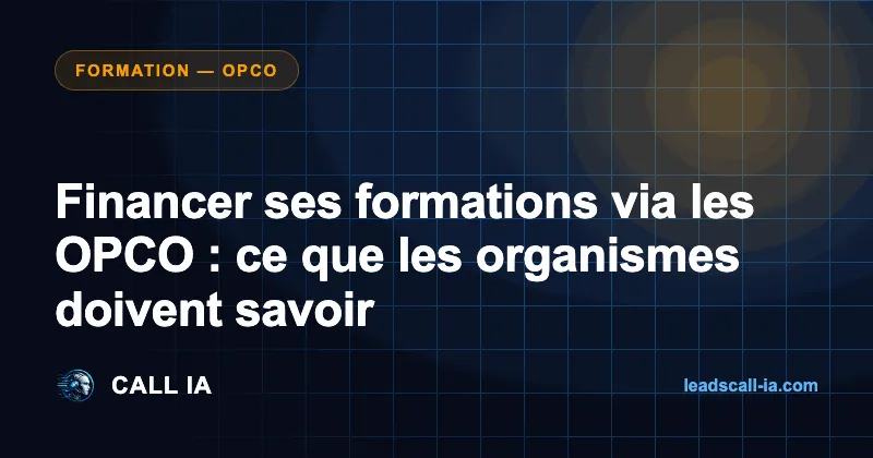 Financer ses formations via les OPCO : ce que les organismes doivent savoir